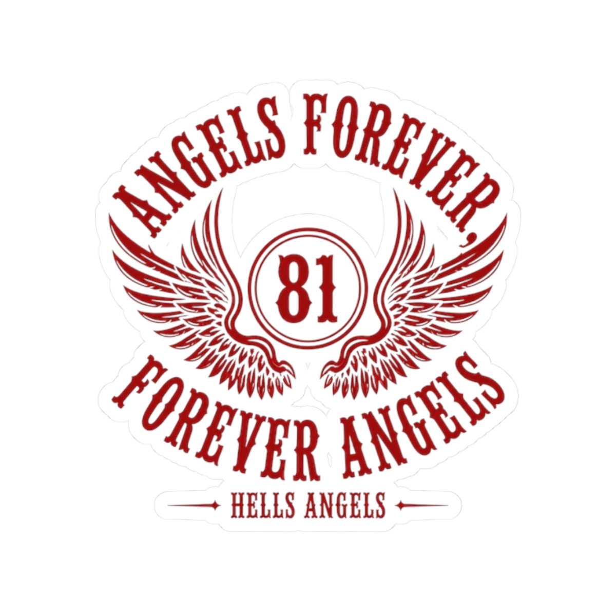 Hells Angels "Angels Forever, Forever Angels" Sticker - Official Stickers merchandise