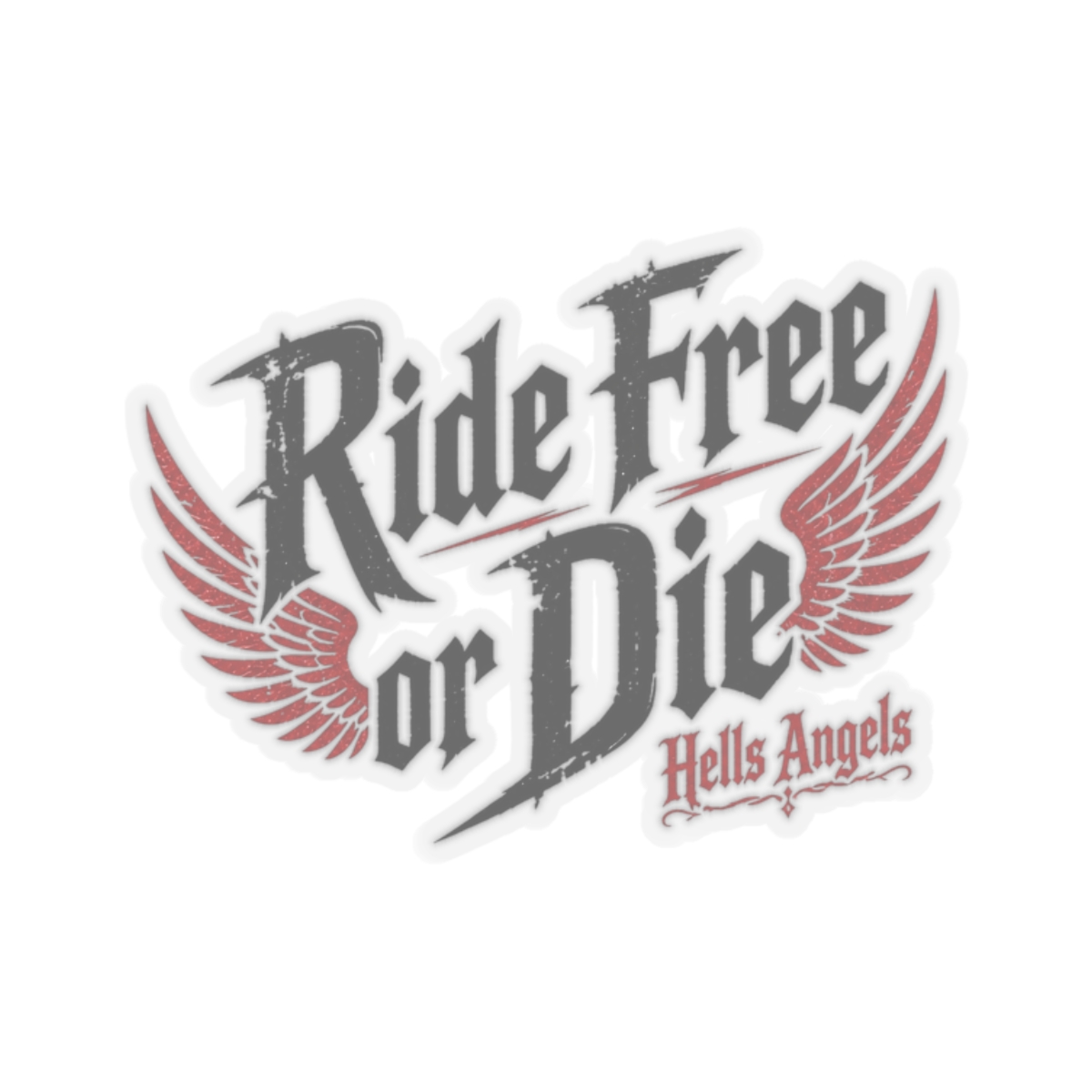 Hells Angels "Ride Free or Die" Sticker - Official stickers merchandise