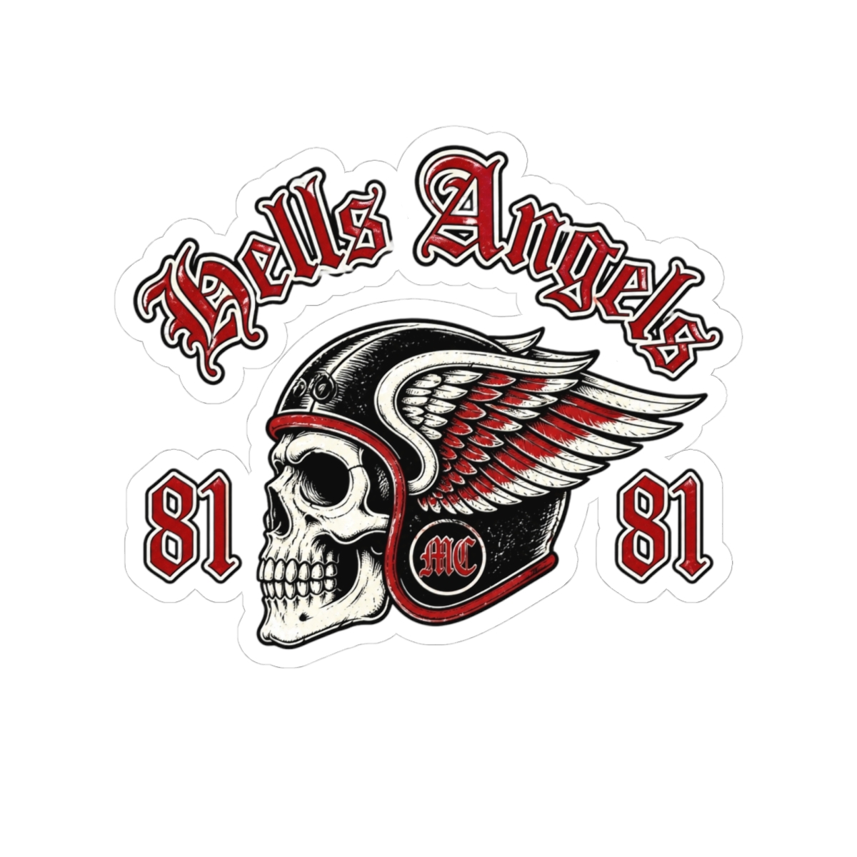 Hells Angels "Death Head" Sticker