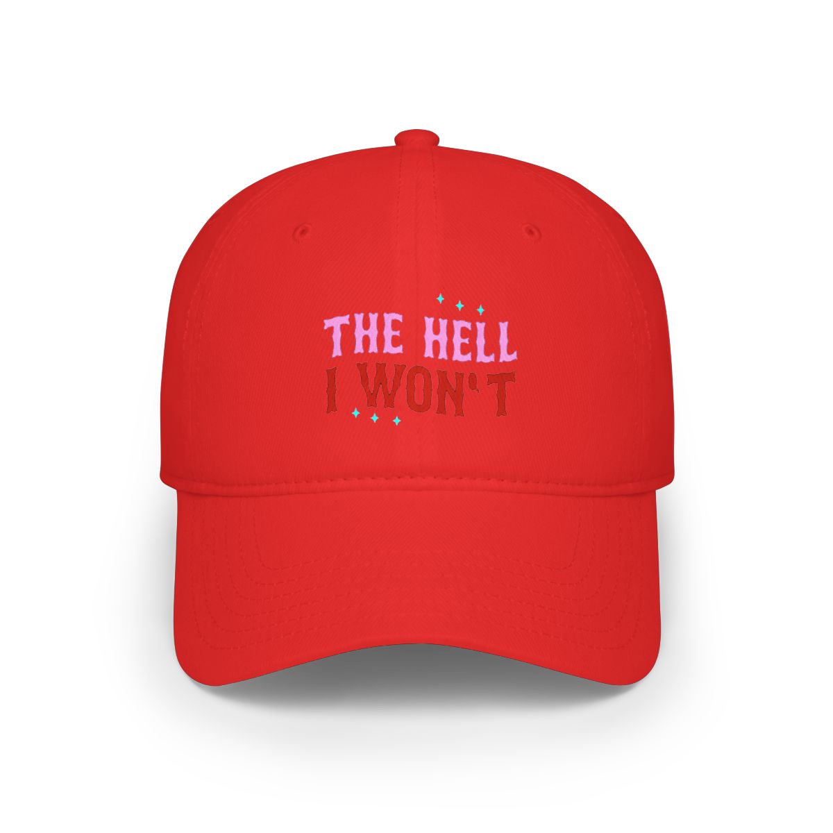 The Hell I Won't Hat for Men Stylish Washed Distressed Baseball Hells Angels Cap - Official hats merchandise