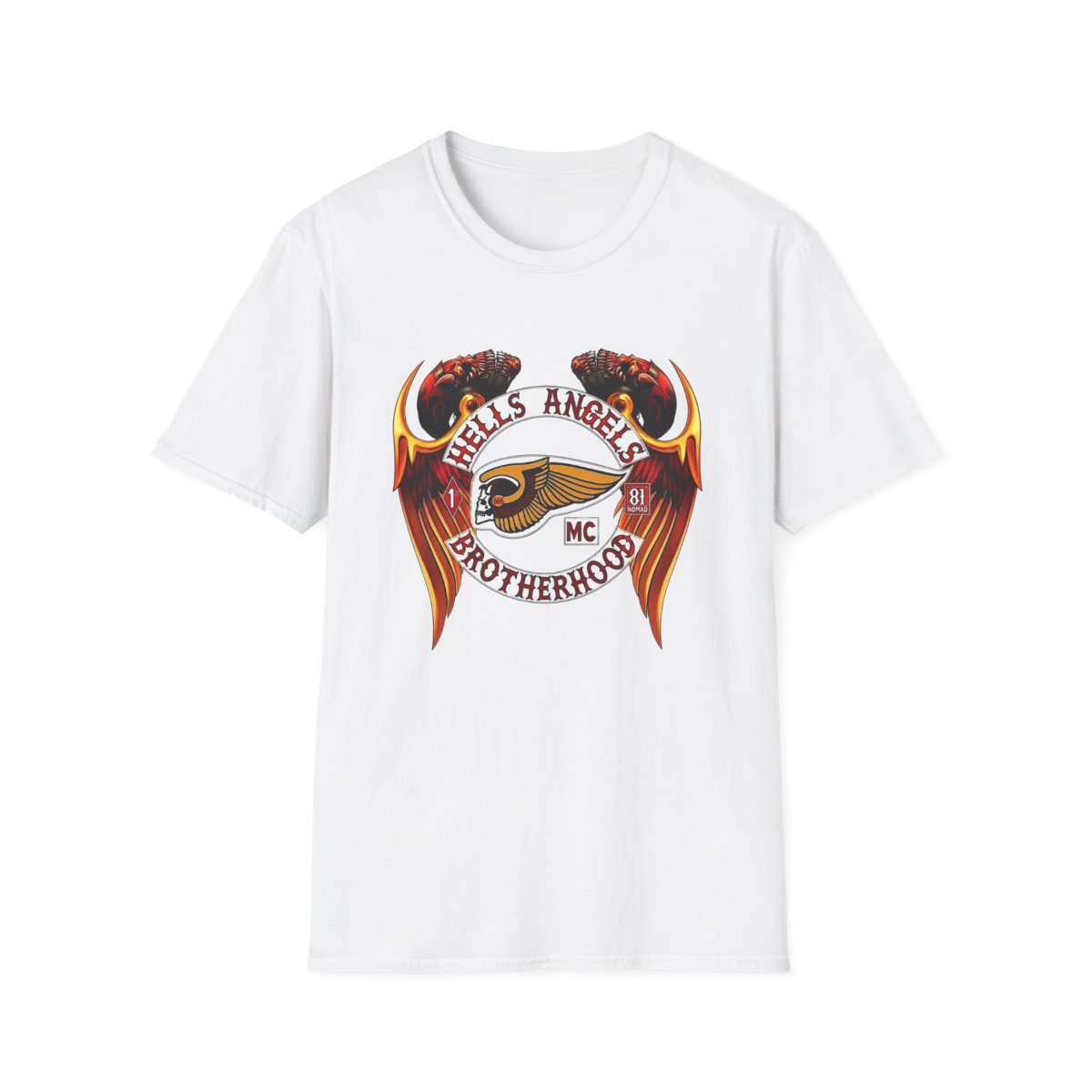 Hells Angels Motorcycle Club Logo T-Shirt | Brotherhood Graphic Tee | Hells Angels 